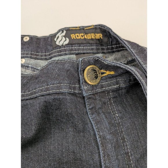 Rocawear Denim Jeans Womens Size 24 Y2K Vintage Straight Leg - Picture 8 of 11